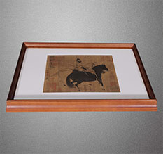 聂拉木书画装裱配框服务案例